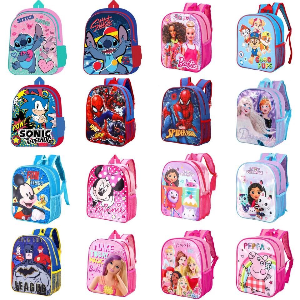 TDL Jungen Mädchen Kinder Rucksack Kinder Figur Rucksack Junior Kleinkinder Schultasche
