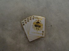 Hard Rock Cafe pin Las Vegas Pindex 1999 Early Bird Pin four '9' with Ace cards