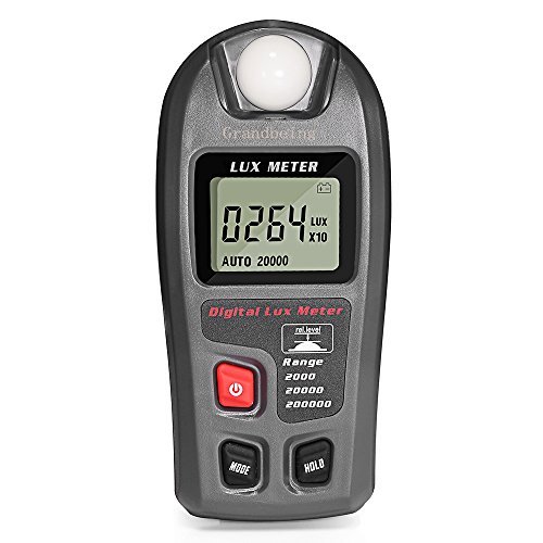 lux meter grandbeing handheld lcd light meter luminometer photo