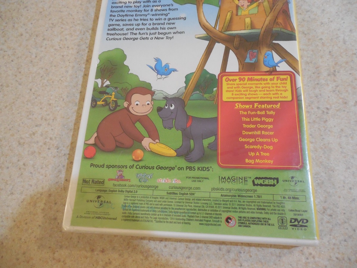 Curious George: Gets a New Toy - DVD By Frank Welker Jeff