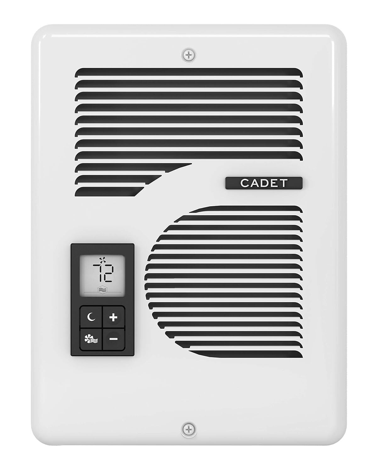 Energy Plus Wall Heater with Digital Thermostat - 5460 BTU, Programmable White