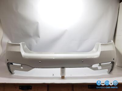 Original BMW  G30 LCI  M Stoßstange Stoßfänger hinten alpinweiß  8098688