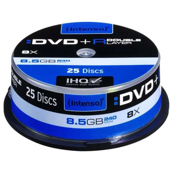 25 Intenso Dvd+r 8,5 Gb Double Layer 4311144 (4034303008384) - Bild 2 von 2