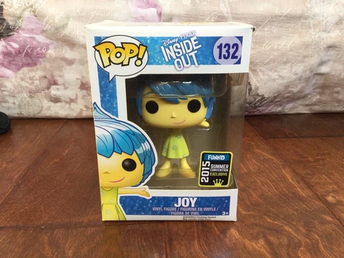 Funko Pop! Vinyl: Pixar - Joy  Glitter Hair San Diego Comic Con (Exclusive) #132