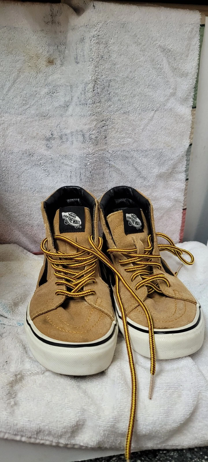 Vans K8 Hi Wheat Off The Wall Hightops uomo taglia 5 5 donna taglia 7 0