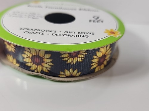 (2) Floral Garden Sheer Ribbon 5/8" x 108" × 2 = 18 ' H9 - Picture 3 of 3
