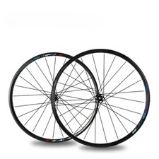 Set ruote bici mtb 26 pollici freno a disco anteriore 2 posteriore 4 cuscinetti mozzo dritto