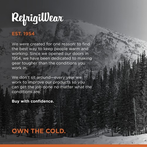 RefrigiWear Iron Tuff Hiker Leather Waterproof Insulated Work Boots - Picture 3 of 4
