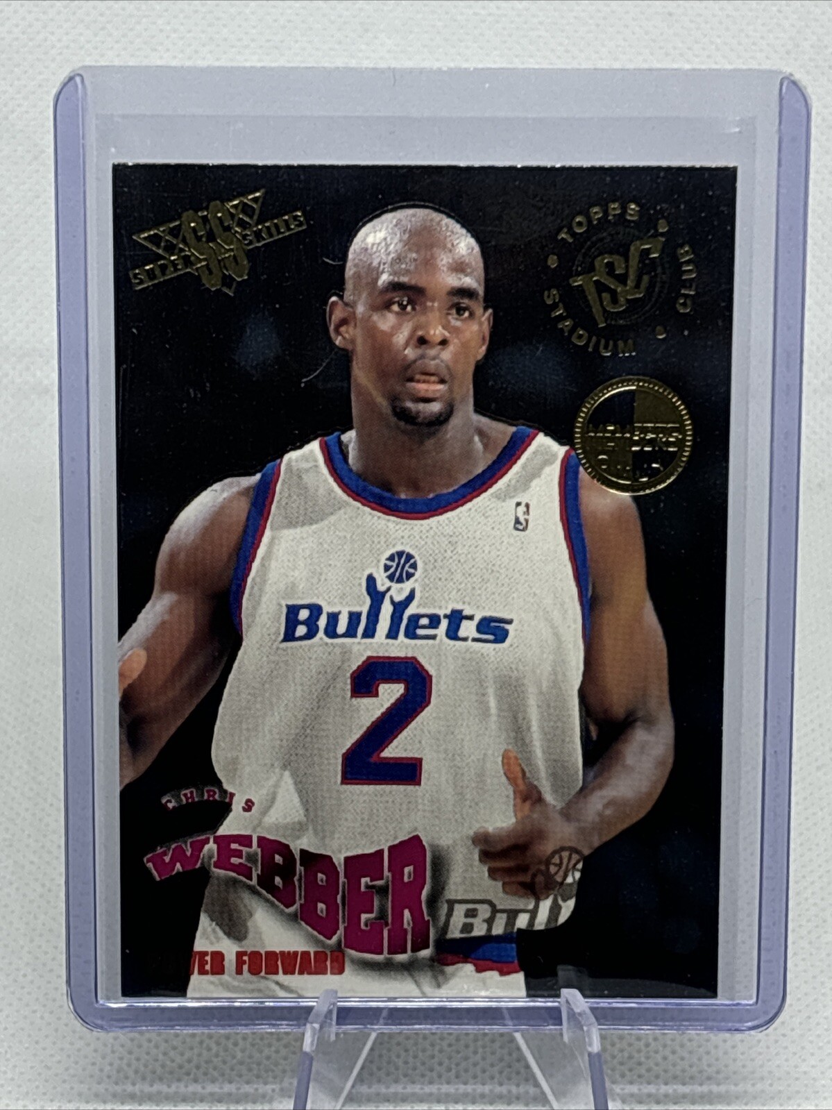 1994-95 Stadium Club Super Skills Chris Webber Members Only #19 NBA HOF NM+
