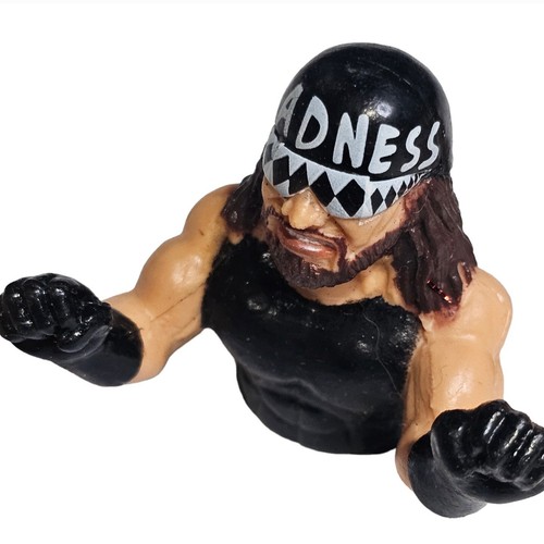 Juego de 4 luchadores títeres pulgar WCW de colección 1999: Goldberg, Luger, Sting, Macho - Imagen 6 de 8