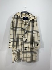 Dufflecoat beige Motiv Tartan Burberry 