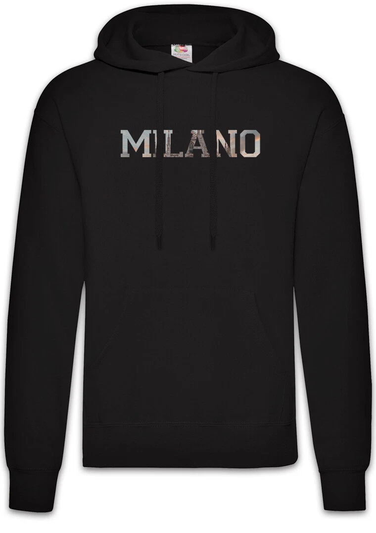 Milano Hoodie Pullover Skyline City Ciudad Milan Lombardy Lombardie Italy