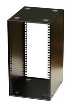 10U 10,5 Zoll halbes Rack 300 mm STAPELBARER SCHRANK DESKTOP HÜLLE SCHWARZ