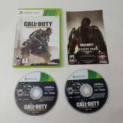 Call Of Duty Advanced Warfare (Xbox 360) Disc, Case, & Insert