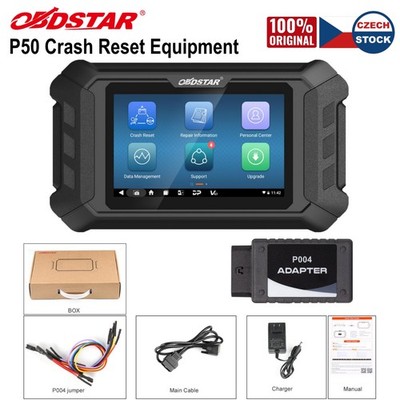 OBDSTAR P50 Airbag Reset Tool Clear Fault Code for 108 Brand& 17000+ ECU Part No