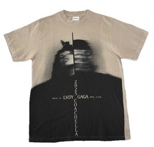 Lady Gaga T Shirt M Gradient Mayhem In The Desert Coachella Exclusive NEW *flaws