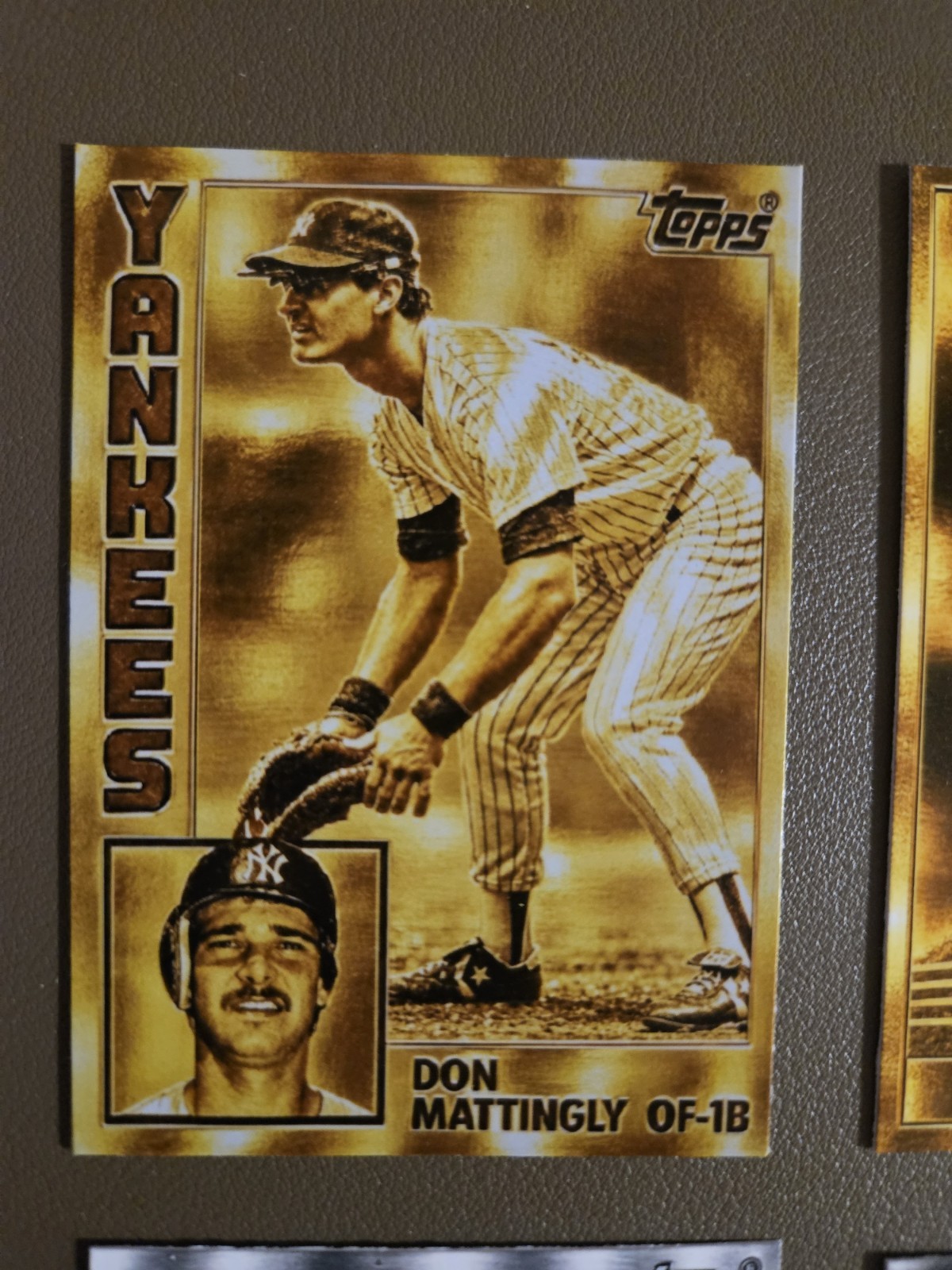 Don Mattingly Custom Card - Gold
