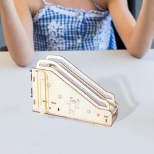 Mini-ascenseur éducatif 3D en bois, puzzle mécanique, décoration créative,