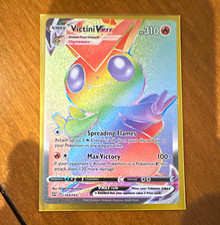 Victini VMAX 165/163 Battle Styles Rainbow Secret Rare English NM on eBay