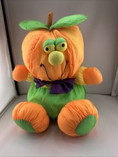 Dan Dee Soft Expressions Nylon Puffalump Style Halloween Pumpkin Parachute Plush