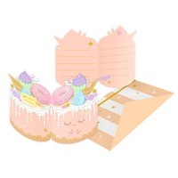 Einladungskarten & UmschlÄGe 8 StÜCk Crazy Cake Papier Neu Ovp