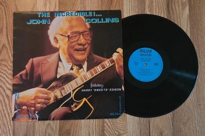 John Collins - THE INCREDIBLE! LP NM 1982 French Pressing Harry Sweets Edison