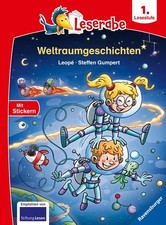 Leserabe 1. Lesestufe - Weltraumgeschichten Mit Stickern