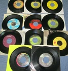 Lot of Beatles Vinyl 45s Plus Two Rolling Stones 45s with Picture Sleeves
