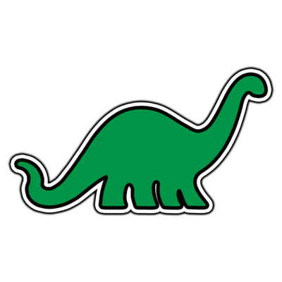 Sinclair Oil Company Dino Logo #3Sticker Waterproof Vinyl Decal Die-Cut Laptop