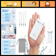 Portable Cordless Water Flosser - Mini Oral Irrigator, 3 Modes, IPX7 Waterproof,