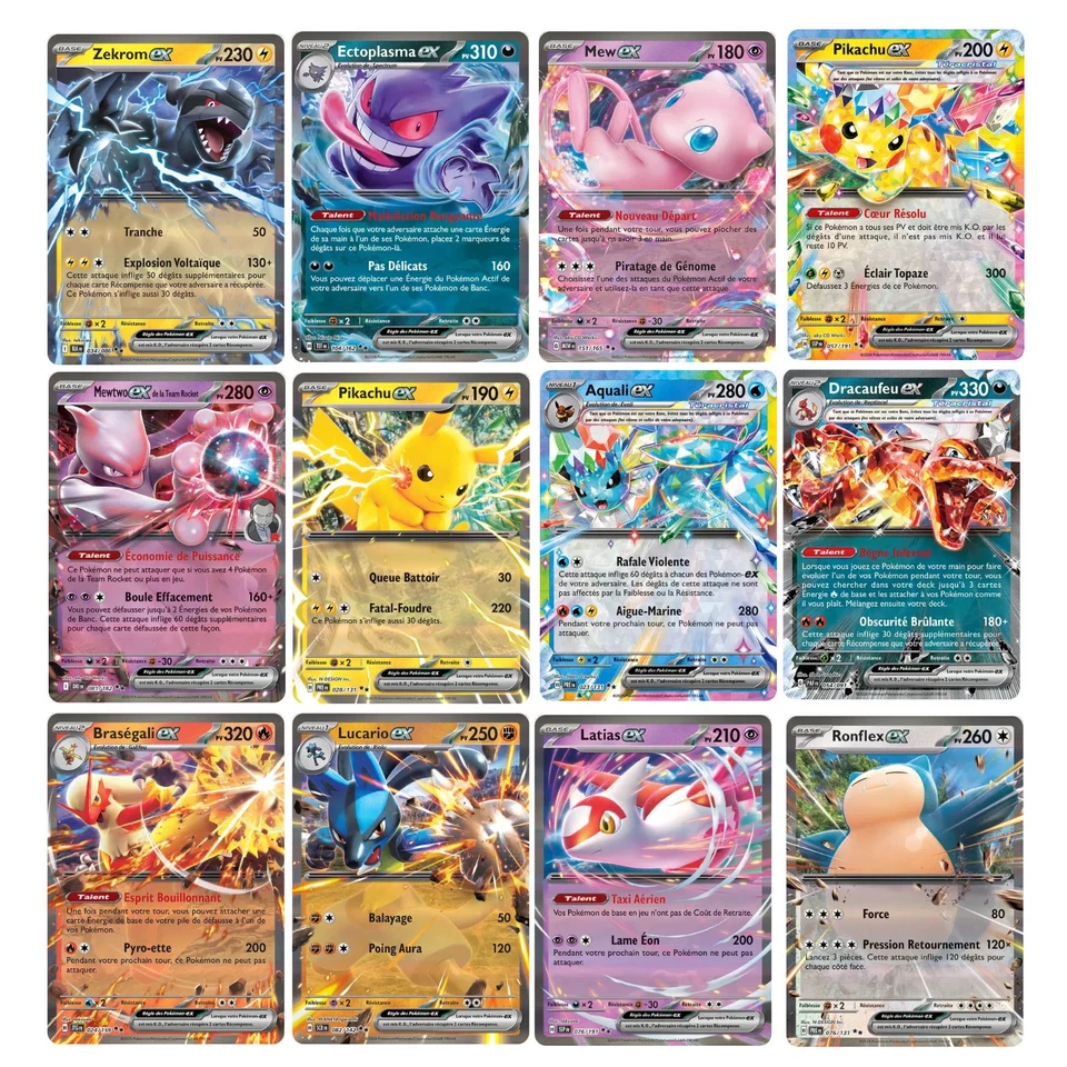 Carte Pokémon Ultra Rare Ex et Ex Téracristal Ecarlate et Violet au choix - Photo 1/1