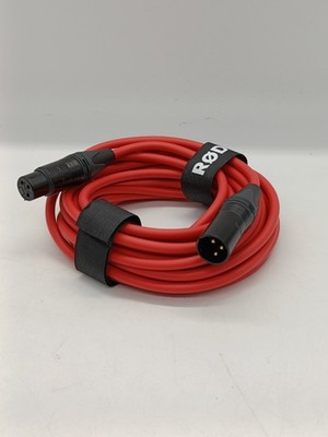 XLR Kabel NUR Rode NT1 5. Generation Kondensator Mikrofon Studiomikrofon rot 6m