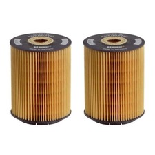 (Paquete de 2) Inserto de filtro de aceite de motor Hengst con sellos E1001H D28