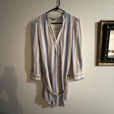 Sweet Wanderer Dress Women's Size M Long Sleeve Belted Shift