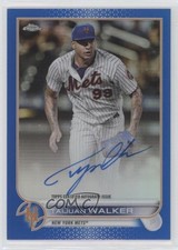 2022 Topps Chrome Veteran Blue Refractor /150 Taijuan Walker #CVA-TW Auto 15kw