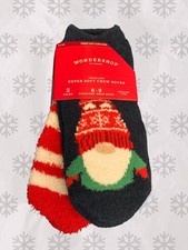 NWT - Wondershop Toddlers' Super Soft Holiday Gnome Crew Socks