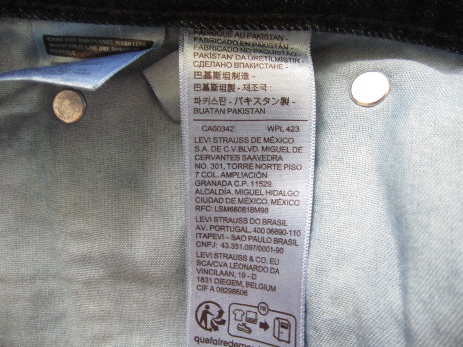 New W/ Tag Women Levis High Rise 1980's Mom Denim Jeans Sz 31x30 (WP301) thumbnail 8