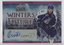 2016-17 Leaf Metal Winters Future Pink 6/7 David Levin #WF-DL1 Auto 0c3