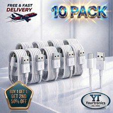 10 PACK For iPhone 14 13 12 11 X XR XS Pro Max Charging Cable Charger Power Cord