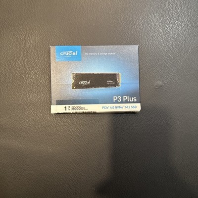 Crucial P3 PLUS 1TB 3D NAND NVMe M.2 Gaming SSD High Performance M.2 2280