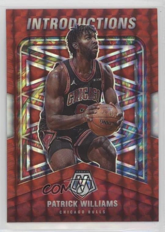 2020-21 Panini Mosaic Introductions Red Mosaic Prizm Patrick Williams #2 2t9