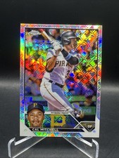 Cal Mitchell 2023 Topps Chrome Logofractor Edition #108 Pittsburgh Pirates