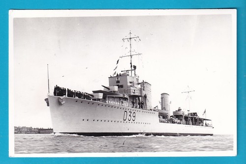 Original PC Size Real Photo Royal Navy Destroyer H.M.S. AMAZON 1932