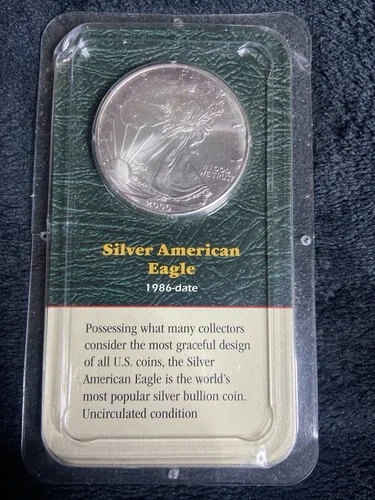 2000 Silver American Eagle 1986-date Littleton Coin Co. Uncirculated Condition