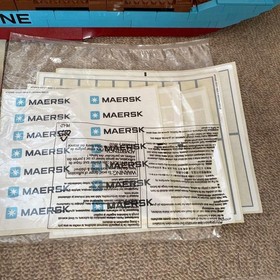 LEGO 10152 Maersk Line Container Ship Discontinued Set with Box & Manual