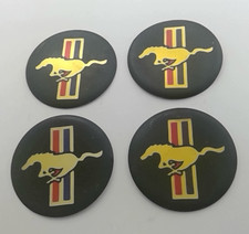 Vintage Ford Mustang 2 Emblem Set Of 4 Wheel Center Cap Logo