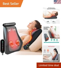 Shiatsu Neck and Back Massager with Auto Timer: Safe Relaxation Experience