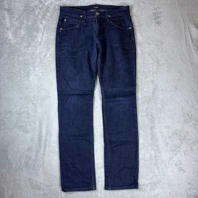 Hudson Blake Jeans Men's 30 Dark Blue Wash Slim Straight Zip Fly