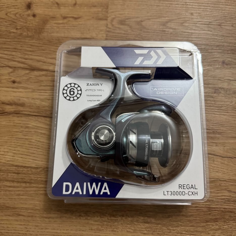 NEW Daiwa Regal LT 3000D-CXH Spinning Reel - Airdrive Design