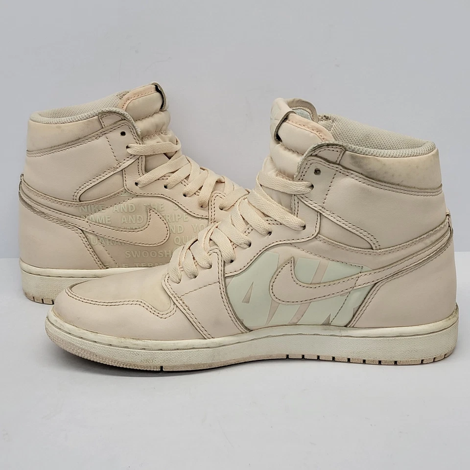 Tênis Nike Air Jordan 1 retrô OG alto goiaba rosa gelo masculino tamanho 8.5 - Imagem 3 de 4